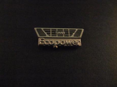 Saab Ecopower voorfront met logo zilverkleurig